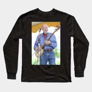 Pete Seeger Photograph Long Sleeve T-Shirt